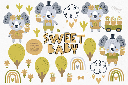 Baby Koala illustration collection