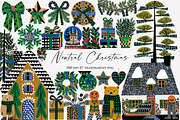 Neutral Christmas Clipart Bundle, an Illustration by Designworld (Thumbnail 1 of 6)