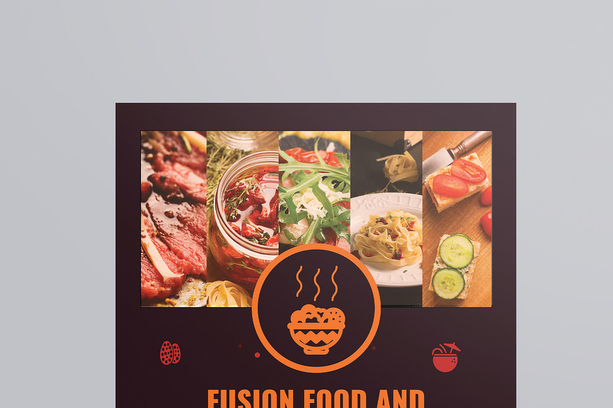 Food Menu Template, a Stationery Template by MightyDesign (Photo 2 of 8)