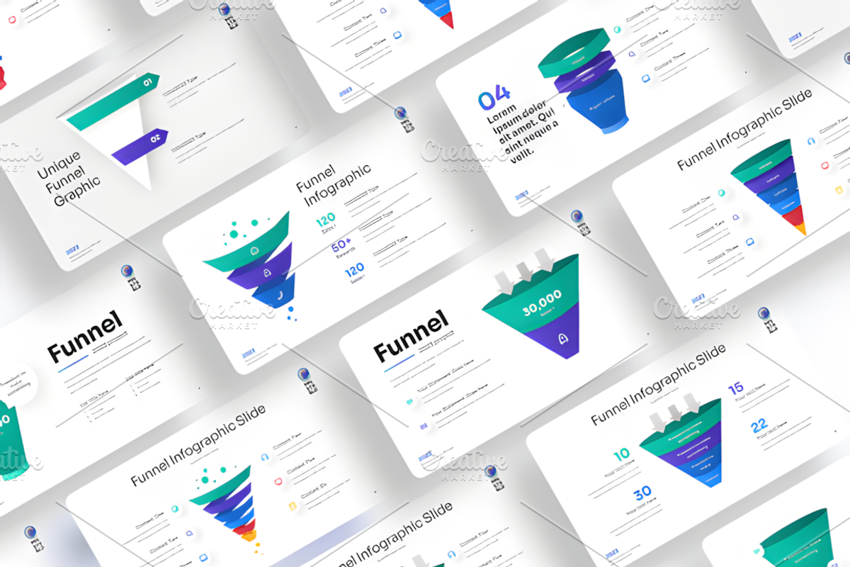 Funnel Infographic PowerPoint, a Presentation Template by Ink Gallery (Photo 3 of 3)