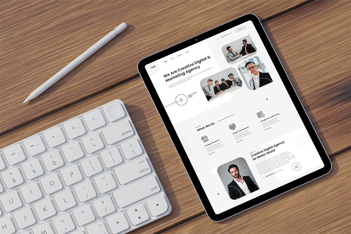 iPad Tablet Mockup Bundles, an iPad Mockup by Graphic Aesthetic (Photo 17 of 25)