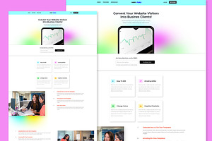 Web App Saas Landing Page