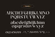 Sakire Elegant Serif Font Typeface, a Serif Font by Graphicxell (Thumbnail 6 of 6)