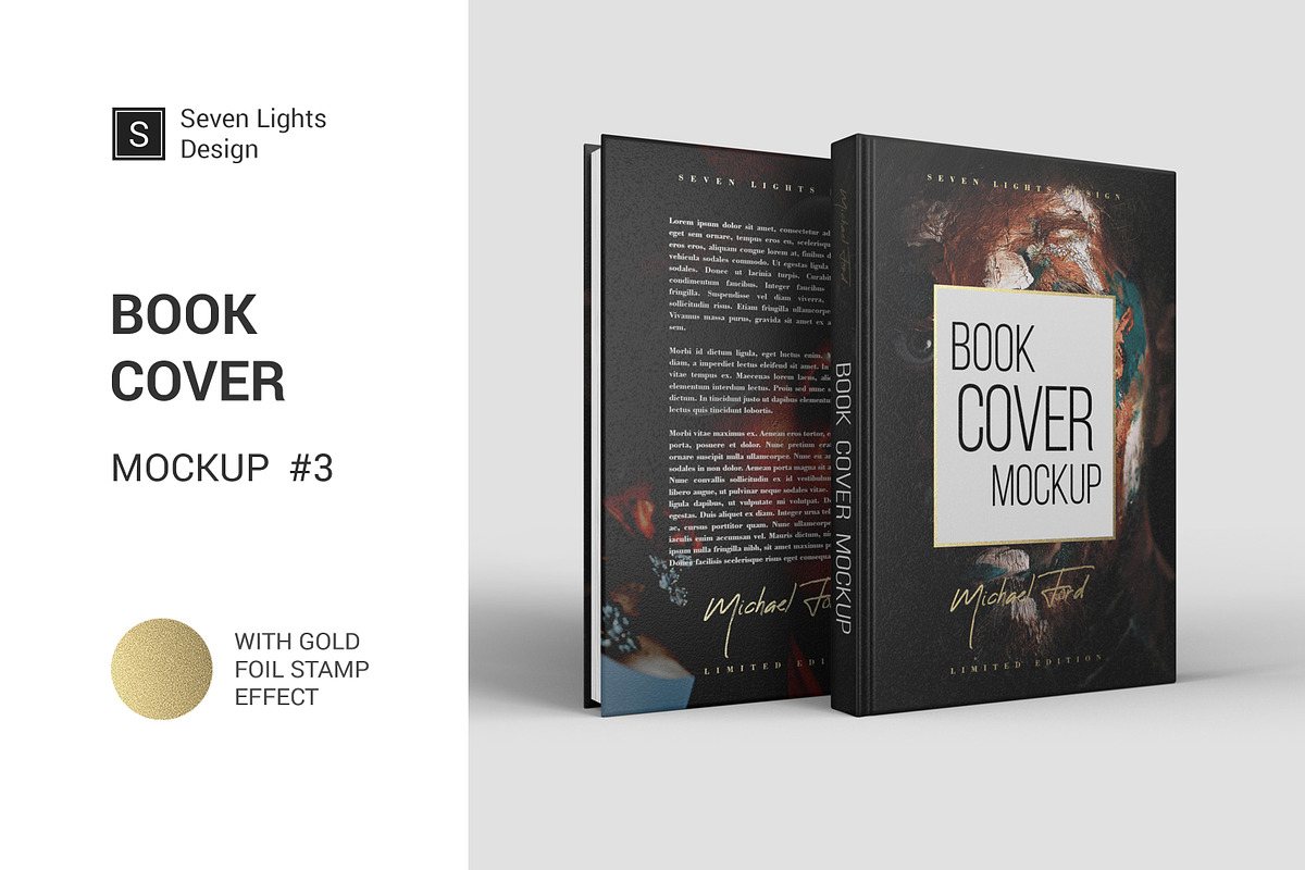 Book Cover Mockup #3, a Books & Magazine Mockup by Seven Lights (Photo 1 of 4)