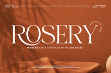 Rosery - Luxury Ligature Serif Font
