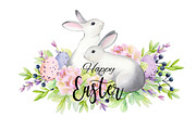 Happy Easter! Watercolor set., an Animal Illustration by Colibri Watercolor (Thumbnail 2 of 7)