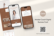 Mindset Coach Digital Business Card, a Landing Page Template by batang (Thumbnail 2 of 5)