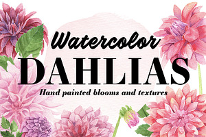 Watercolor Dahlia Kit