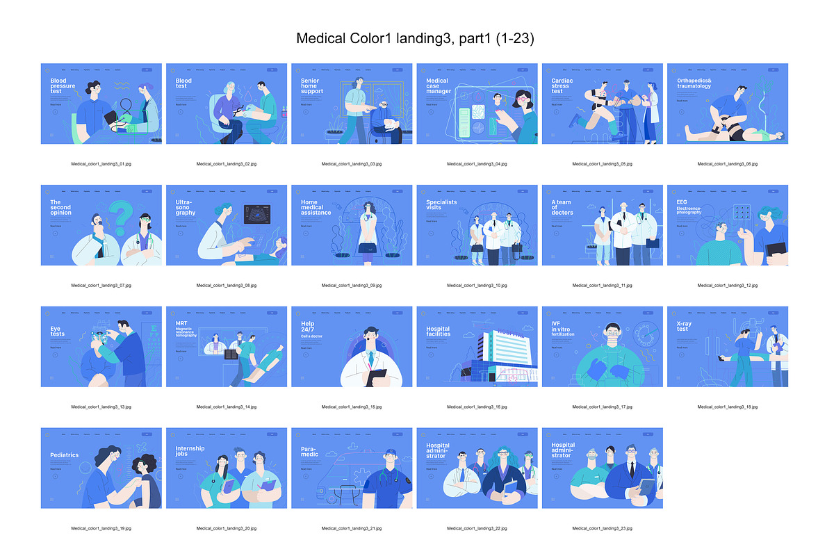 Medical, Part 1, colors 1&3, a Templates & Theme by Grivina's shop (Photo 9 of 15)