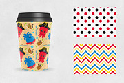 PIRATE OCTOPUS Pattern collection, a Pattern Graphic by PrettyPatterns (Thumbnail 2 of 5)