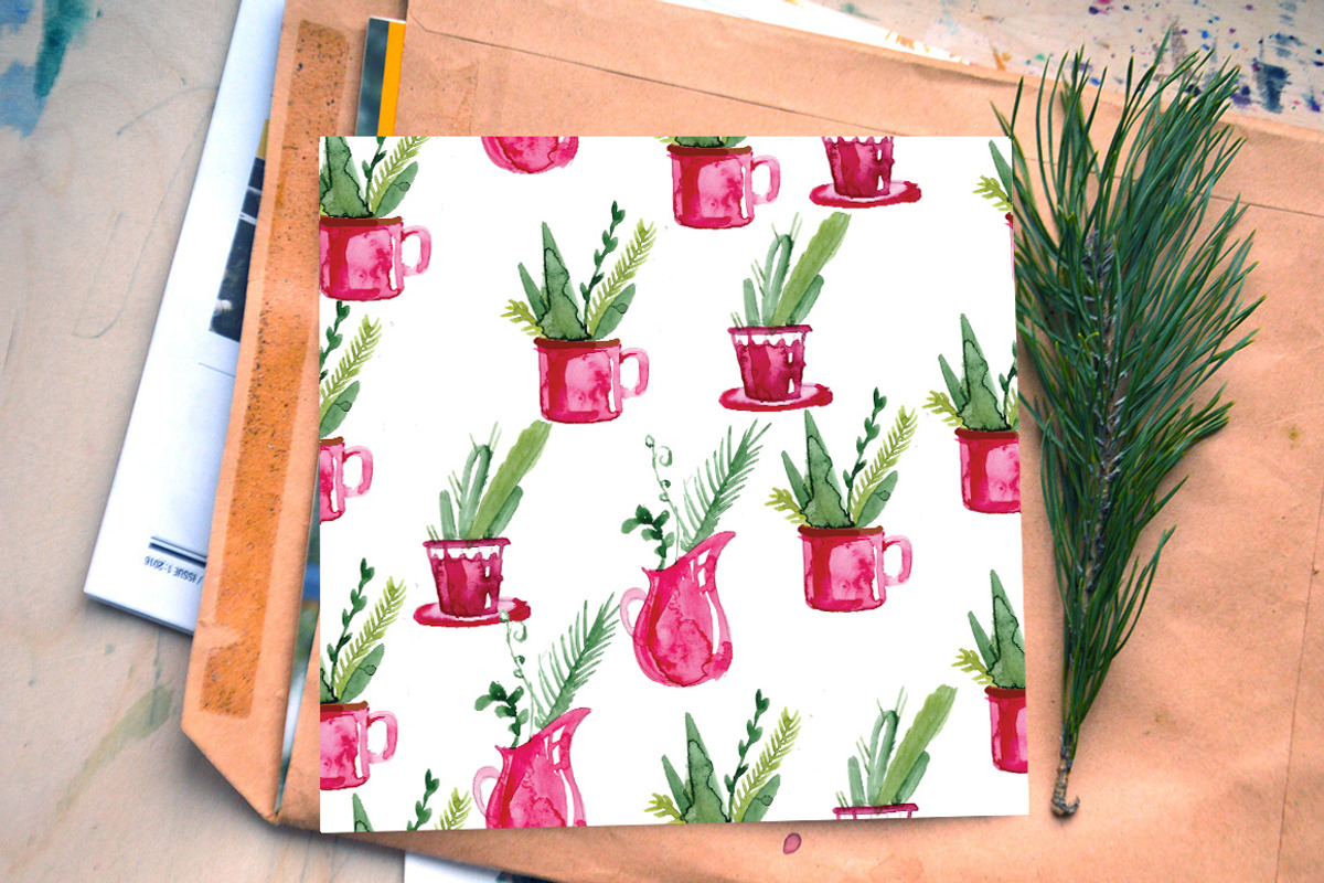 Christmas Herbal watercolor set, a Decorative Illustration by Olesya Morokhovets (Photo 7 of 7)