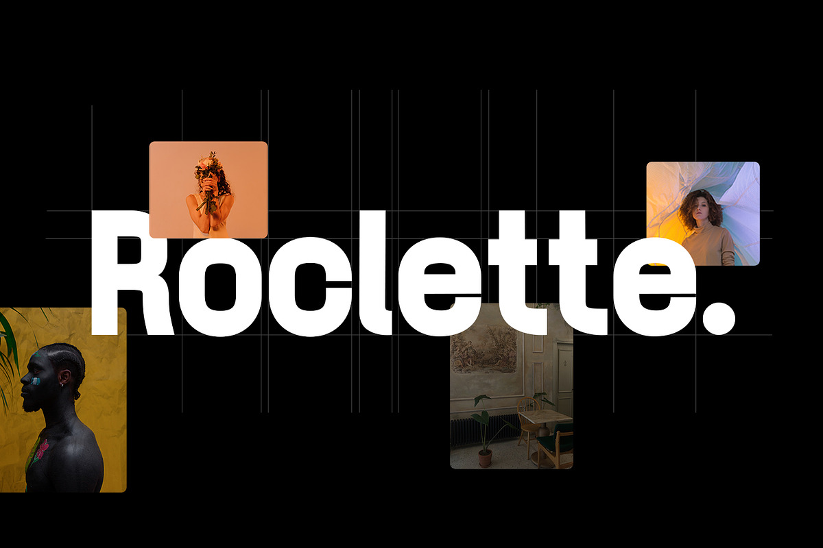 Roclette Display Typeface, a Sans Serif Font by Foxtype (Photo 1 of 10)