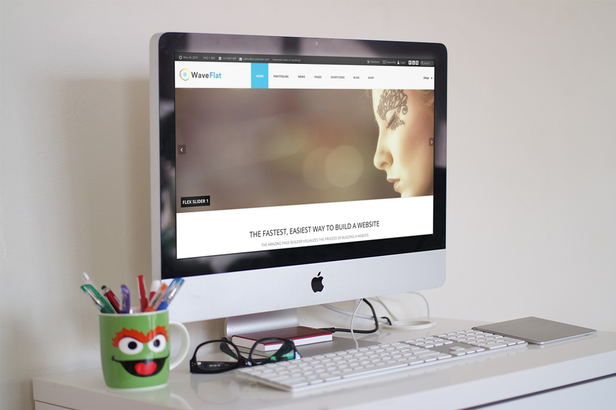 Wave Flat - Mutipurpose Theme, a WordPress Template by wavesnow (Photo 3 of 4)