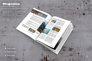 Magazine Mockup Set