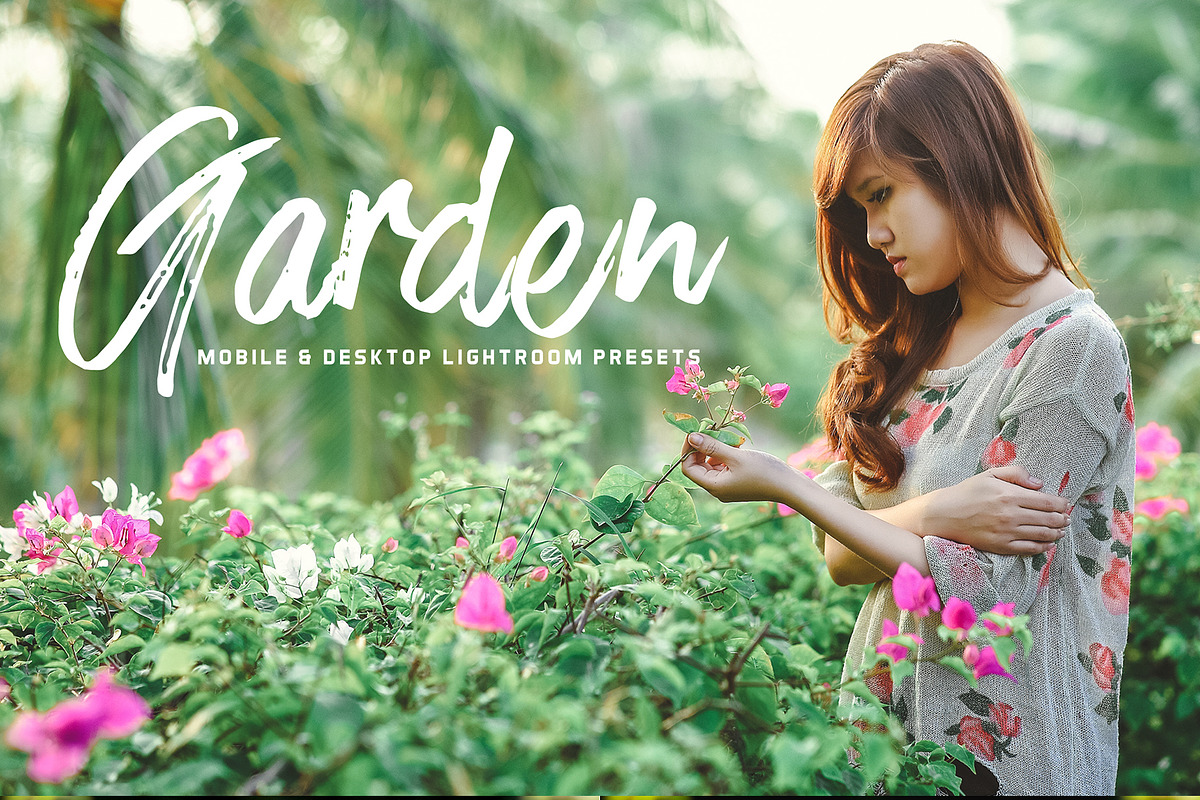 Garden Lightroom Presets, an Action Add-On by Creativetacos (Photo 1 of 6)