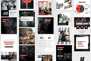 Fitness Instagram Post Template