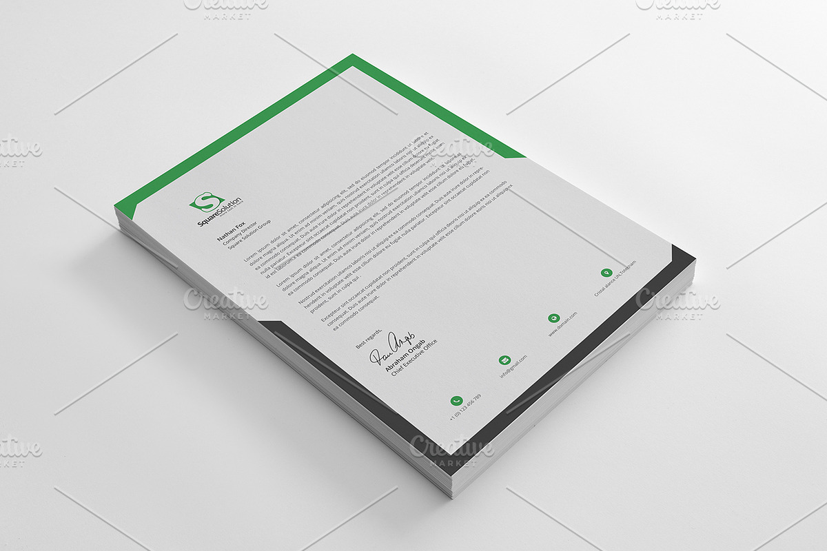 Letterhead, a Stationery Template by Cristal Pioneer (Photo 5 of 9)