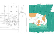 Raggedy Brushes for Illustrator, a Brush Add-On by Mazheika Store (Thumbnail 2 of 6)