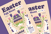 Easter Egg Hunt Flyer, a Flyer Template by Gumico Studio. (Thumbnail 2 of 3)