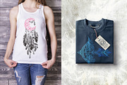 Dotwork feathers. Tattoo collection, an Illustration by Astarta (Thumbnail 4 of 6)