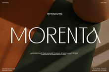 Morenta - Stylish Modern Sans Serif