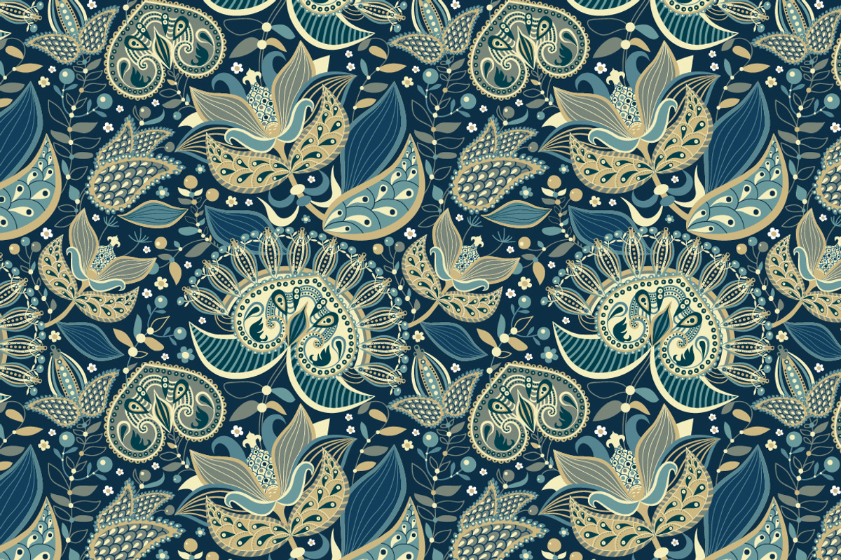 Set of ethnic patterns preview 3