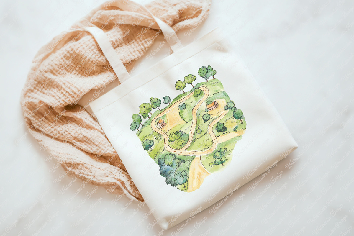 Watercolor Camping Clipart, an Illustration by Watercolor design (Photo 8 of 11)