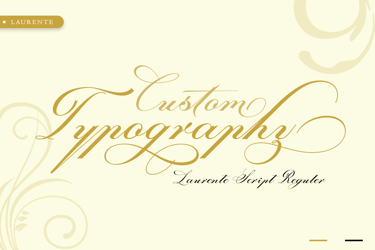 Laurente script, a Script Font by Slex Studio (Photo 10 of 10)