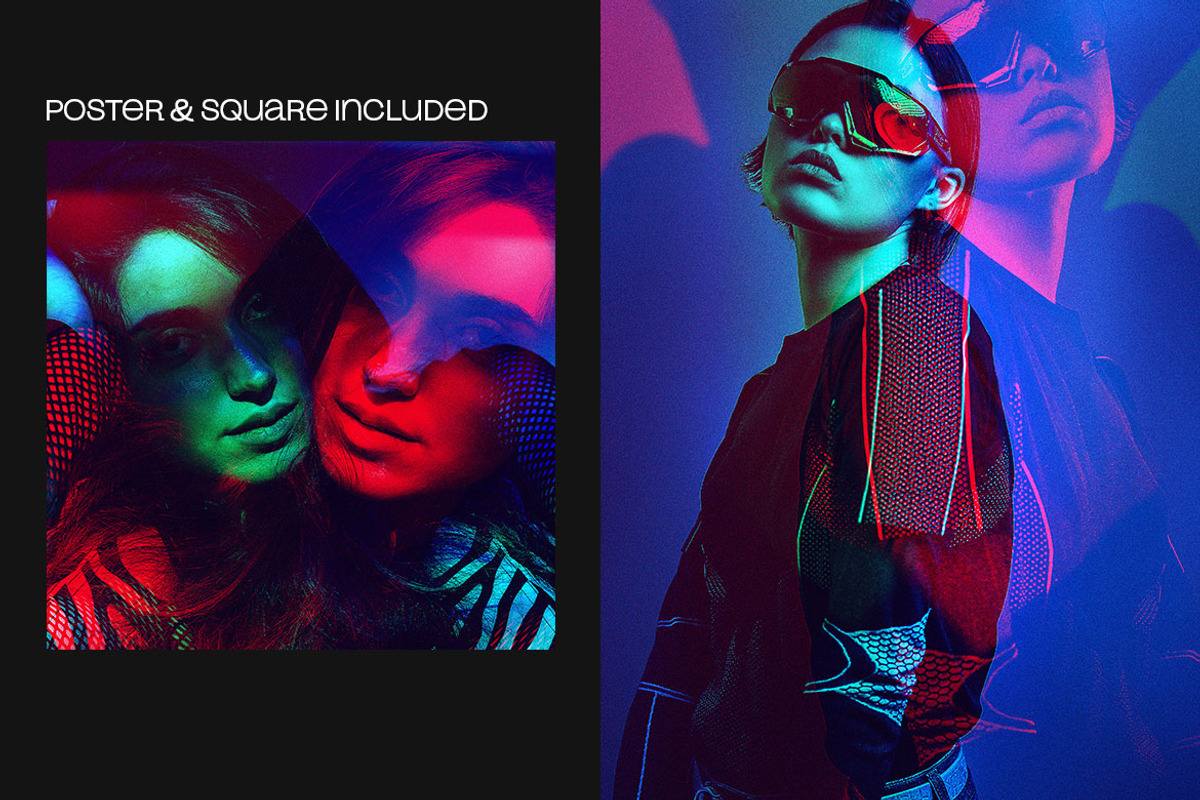 RGB Double Exposure Photo Effect, a Layer Style Add-On by dokudokunomi (Photo 2 of 5)
