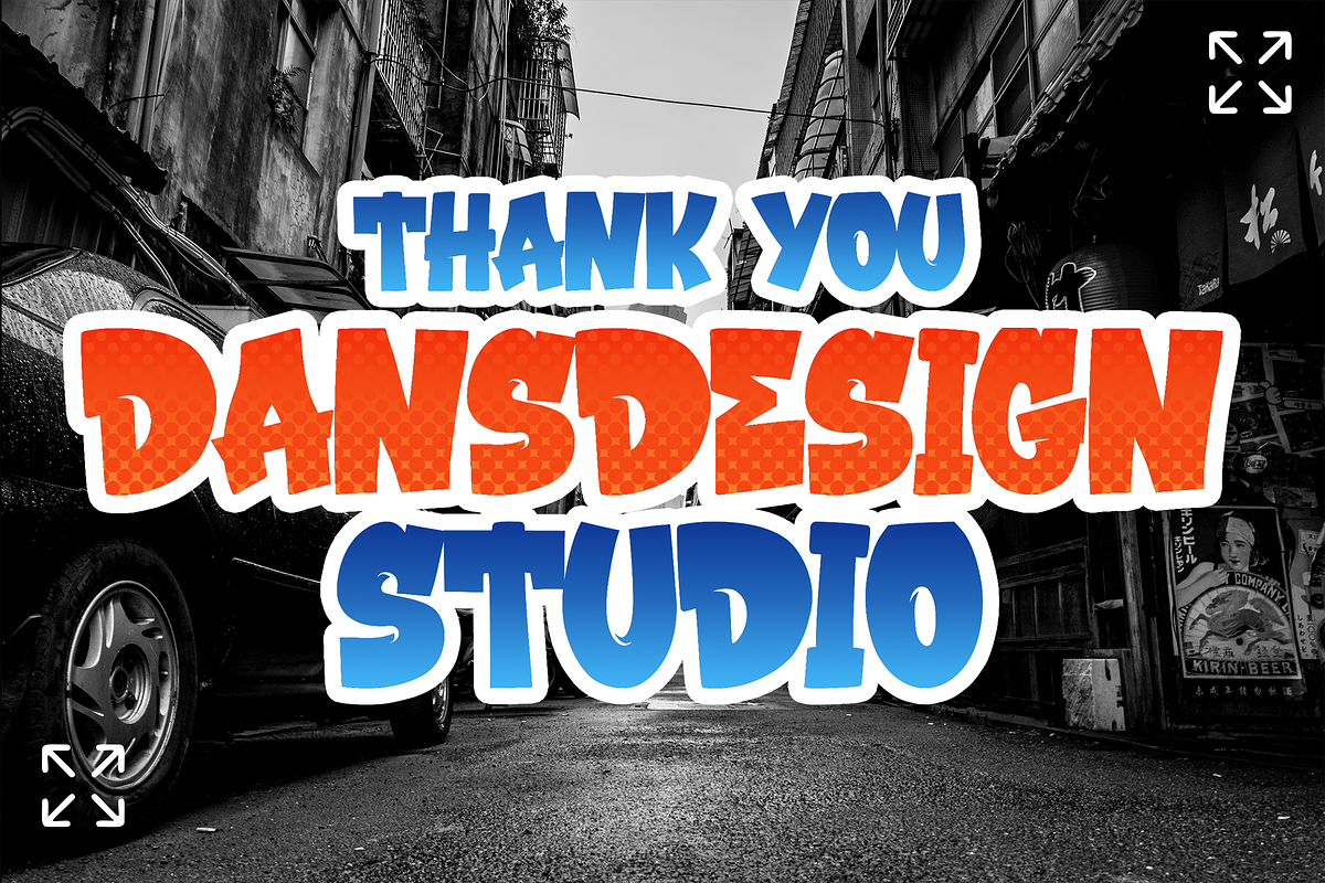 STREET FRUIT Modern Display Graffiti, a Blackletter Font by dansdesign (Photo 6 of 6)