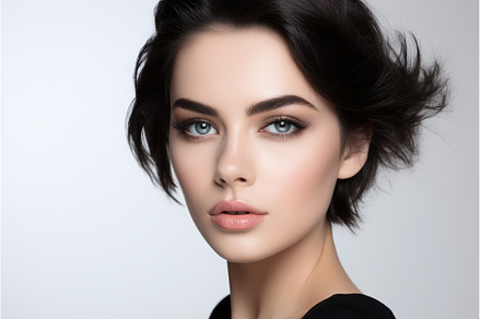 Portrait of beautiful young woman, a Beauty & Fashion Photo by Ylivdesign