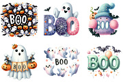 Cute Boo Halloween Sublimation, an Illustration by DreamArtGraphic (Thumbnail 3 of 4)