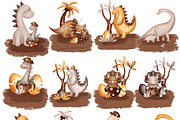 Cute dinosaur - kids collection, an Animal Illustration by Linerisyart (Thumbnail 5 of 15)