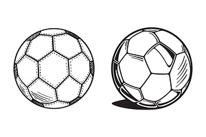 Soccer Ball Vector Illustrations