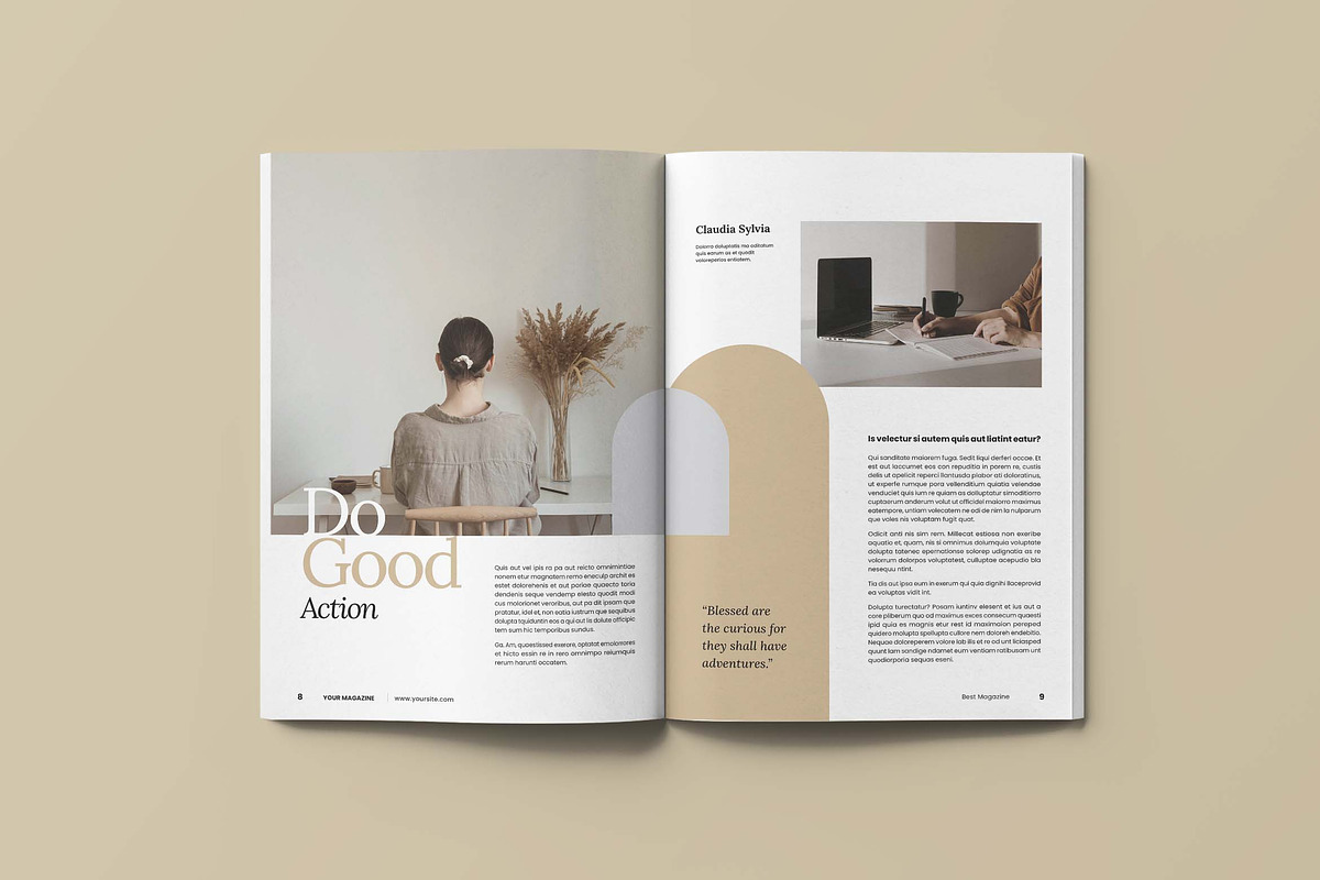 Cake Homemade Magazine Template