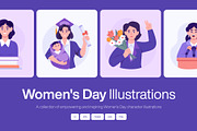 Women's Day Illustration Art Set, a Person Illustration by Creative Stall (Thumbnail 1 of 9)