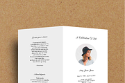 Funeral Program Template - LightGrey, an Invitation Template by Priiiiiiiiiiiiiint ! (Thumbnail 1 of 2)