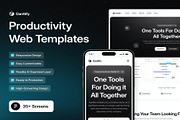 Ganttify Productivity Web Templates, an UI Kit Template by Lumina_ui_ux202 (Thumbnail 1 of 6)