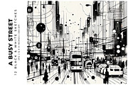 A Busy Street, a Decorative Illustration by Digital Art Creations (Thumbnail 1 of 7)