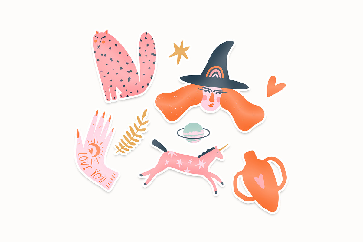 Love Potion Bundle, an Animal Illustration by Annie Konst (Photo 7 of 12)