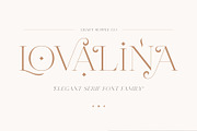 Lovalina - Elegant Serif Font Family, a Serif Font by Craft Supply Co. (Thumbnail 15 of 15)