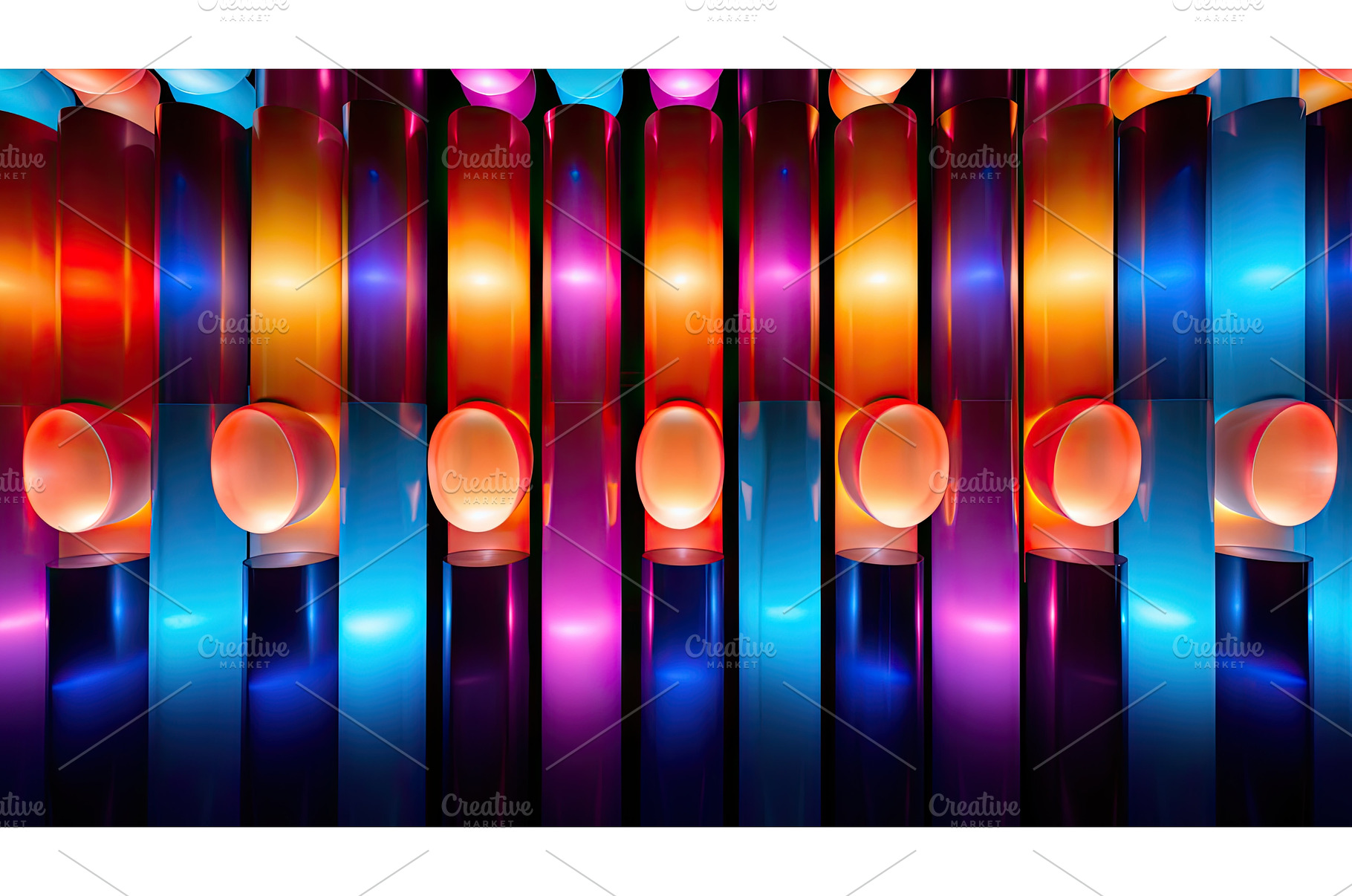 illumination tube light ai generated, a Technology Photo by pikepicture
