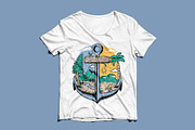 anchor and natural scenery, a Seasonal Illustration by gunaonedesign (Thumbnail 4 of 6)