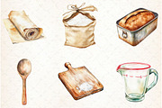 Baking Time Watercolor Clipart, an Illustration by Libby Wishes (Thumbnail 4 of 6)