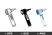 Otoscope Medical Vector Icons, an Object Graphic by Artonix (Thumbnail 1 of 3)
