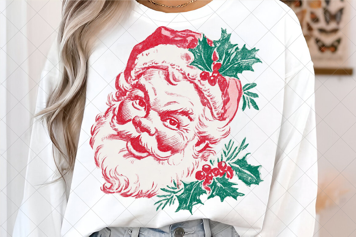 Christmas Line Art Png- Santa PNG, an Illustration by SinaCreation (Photo 5 of 7)