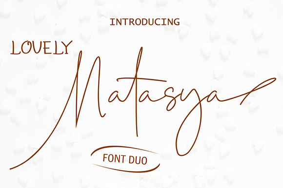 Lovely Natasya - Duo font preview 8