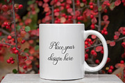 White coffee mug xmas mockup winter, a Cups & Container Mockup by Leo Flo Mockups (Thumbnail 3 of 3)