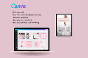 Wellness Instagram Template Canva, a Social Media Template by Deepa Template Studio (Thumbnail 12 of 12)