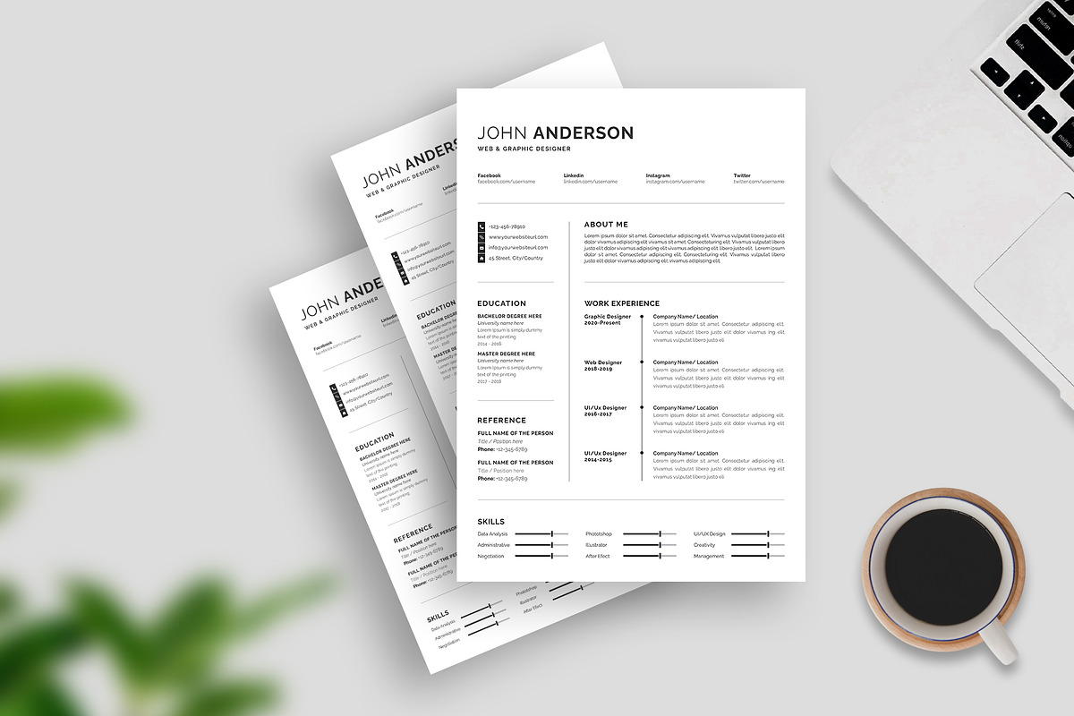 Resume / CV Template, a Resume Template by Abdul Studio (Photo 5 of 5)